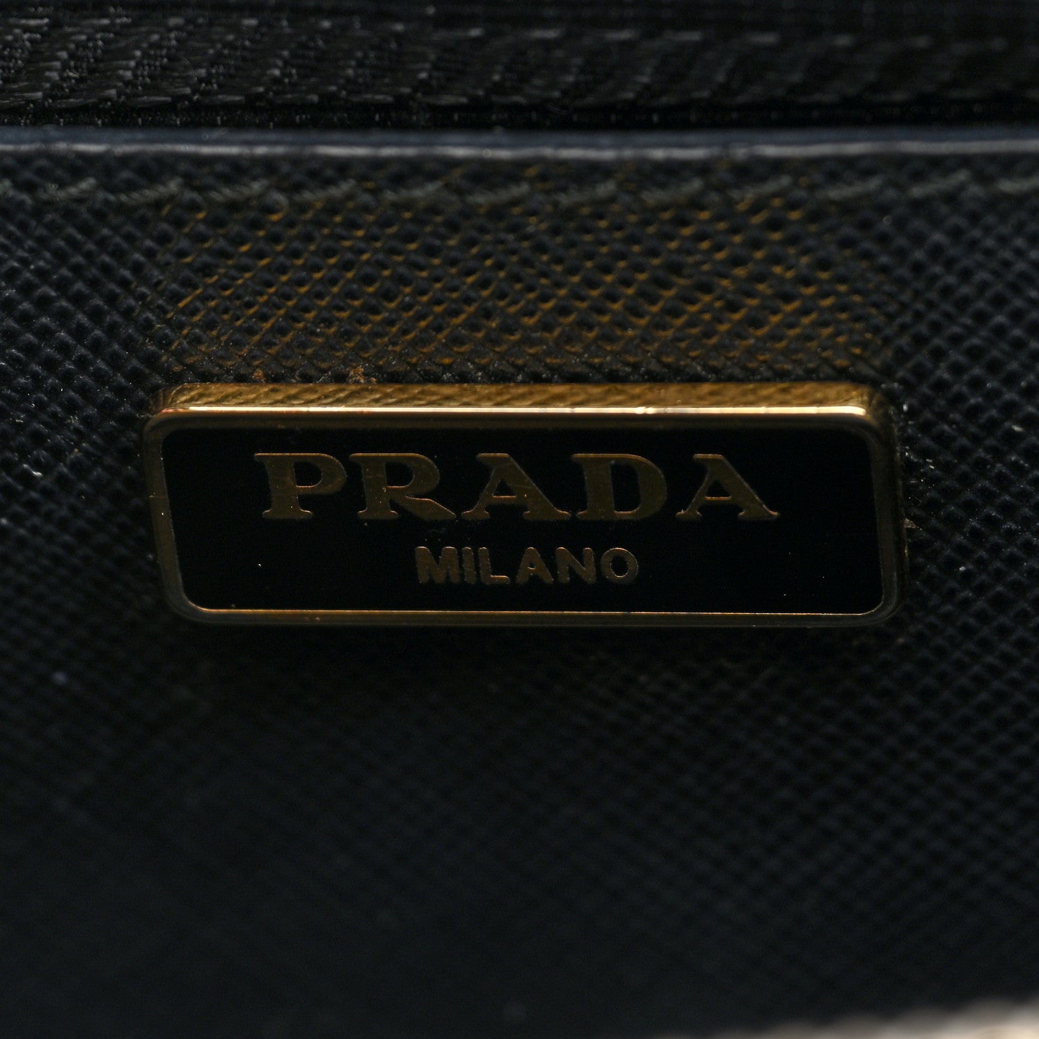 Prada Saffiano Micro Galleria Double Zip Tote Black 6 of 9