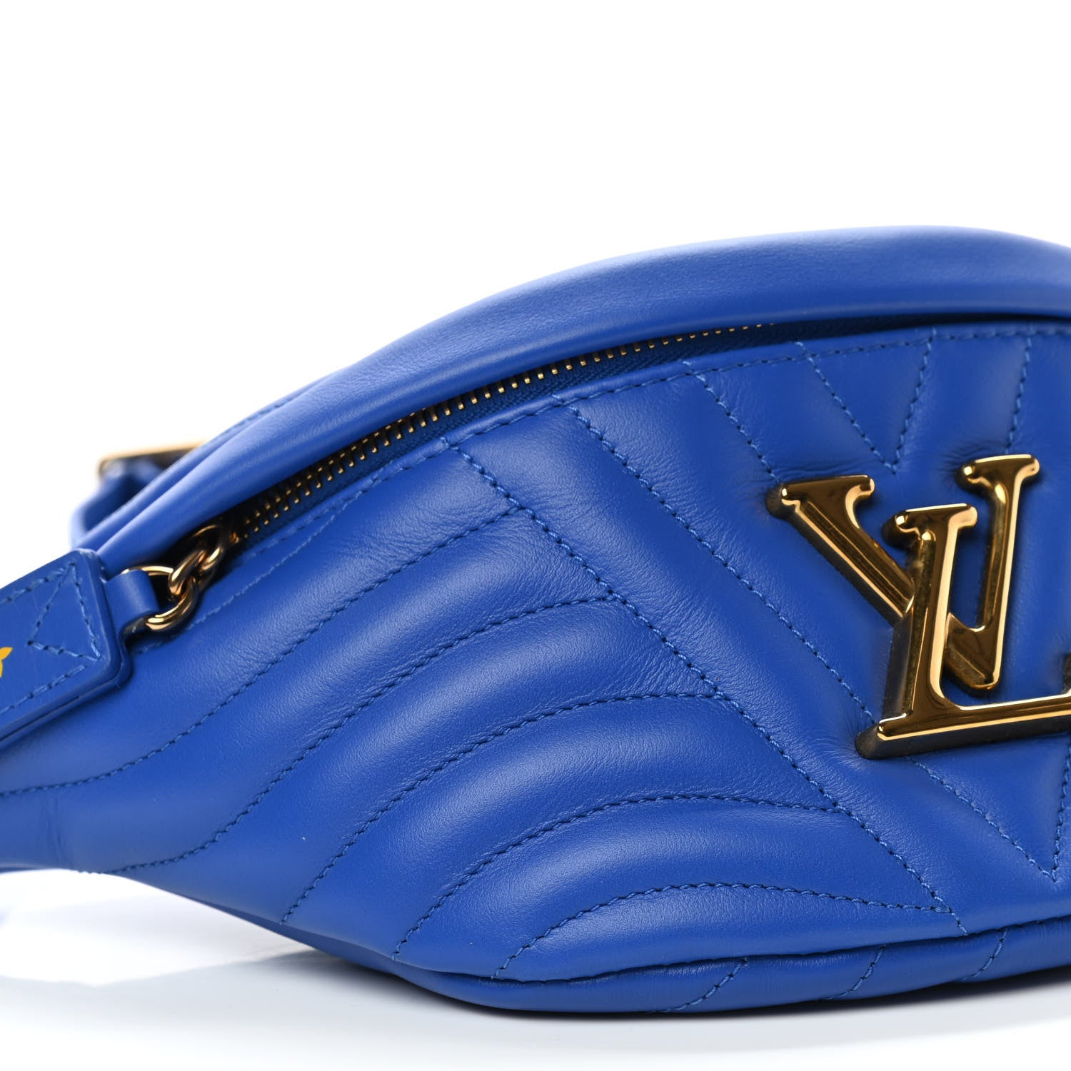Louis Vuitton Calfskin New Wave Bumbag Blue Neon 6 of 10