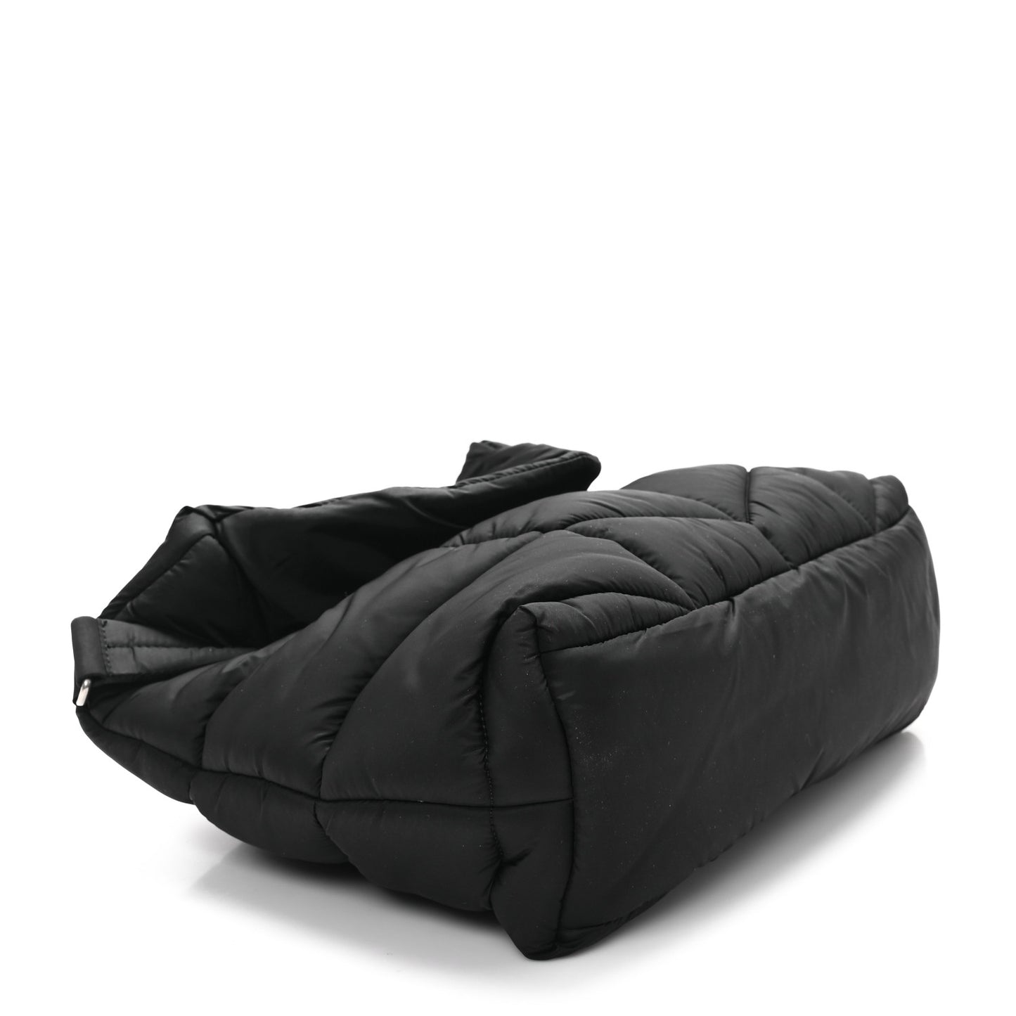 Econyl Nylon Lou Puffer Messenger Black