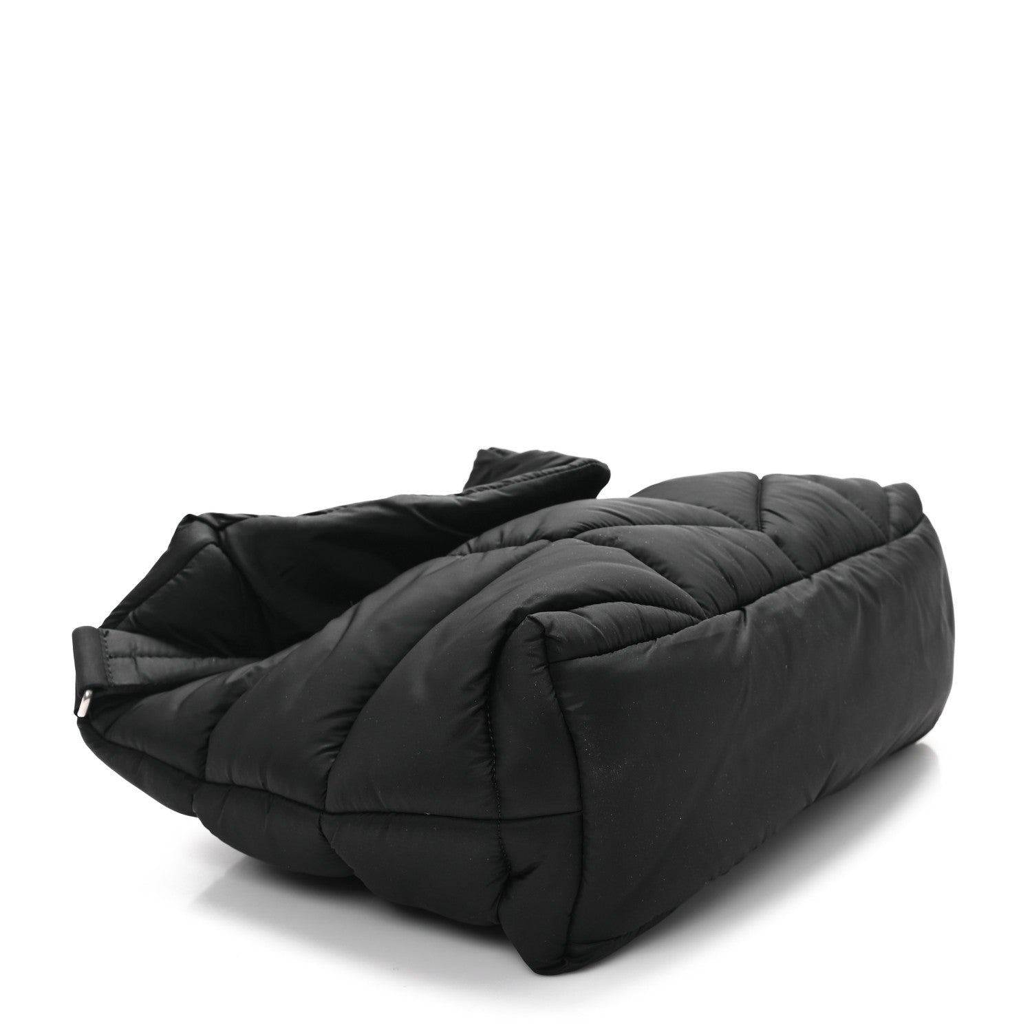 Saint Laurent Econyl Nylon Lou Puffer Messenger Black 4 of 11