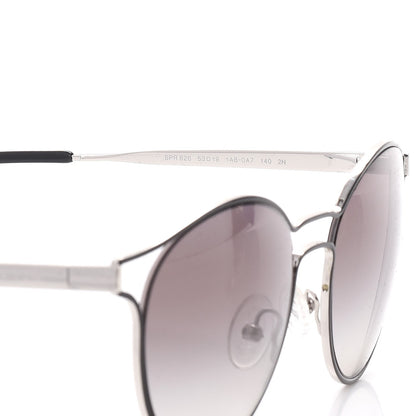 Prada Cinema Sunglasses SPR 62S Black Silver 7 of 8