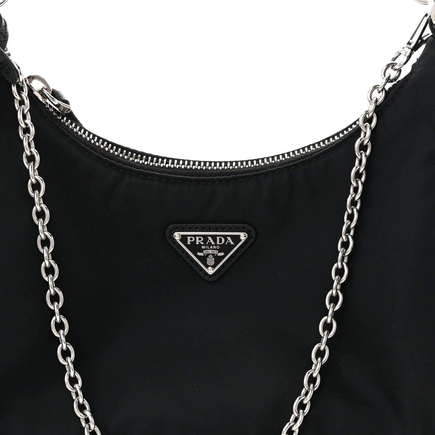 Prada Nylon Re-Edition 2005 Shoulder Bag Black 9 of 12