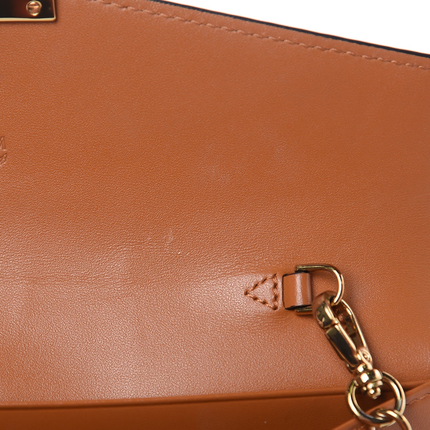 MCM Visetos Large Patricia Wallet On Chain Cognac 12 of 13