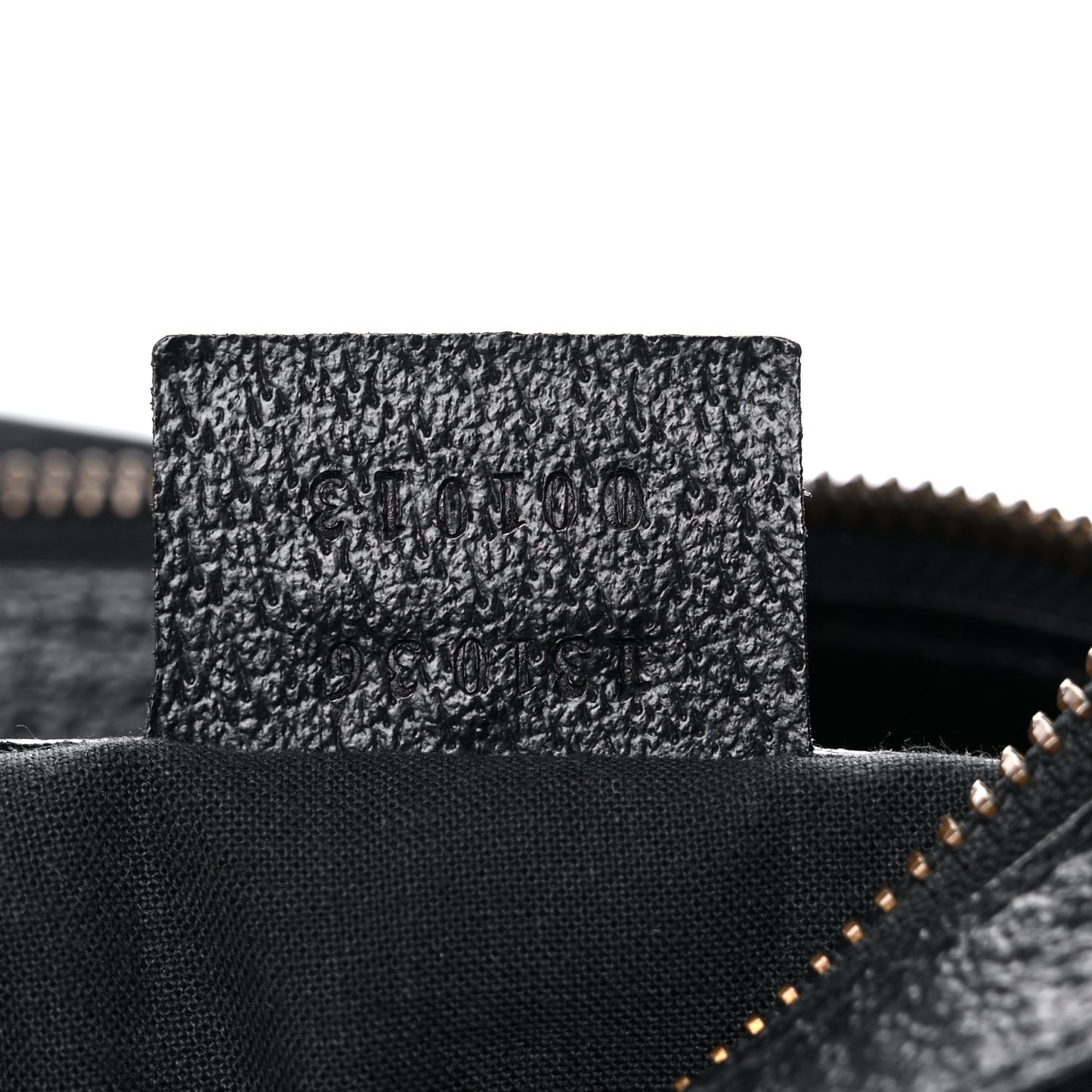Monogram Web Bamboo Ring Hobo Black