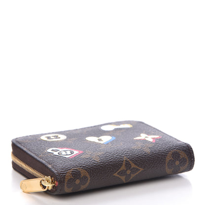 Louis Vuitton Monogram LV Love Lock Zippy Coin Purse 4 of 7