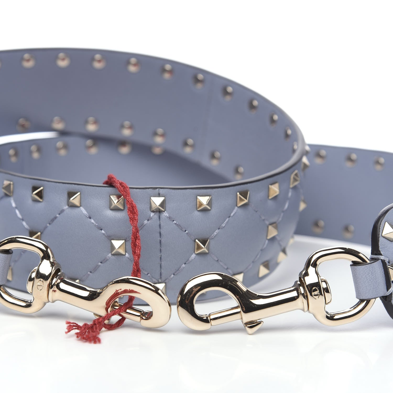 Valentino Garavani Nappa Rockstud Spike Shoulder Strap London Stone 3 of 4