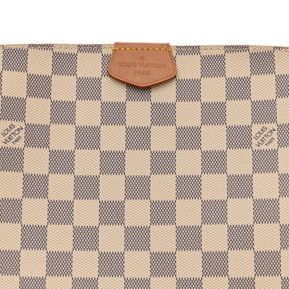 Louis Vuitton Damier Azur Graceful PM Rose Ballerine 8 of 10