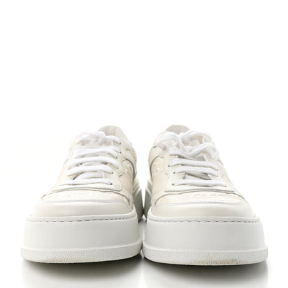 Gucci Calfskin GG Tennis Embossed Perforated Womens Platform 55mm Sneakers Great White 2 of 17