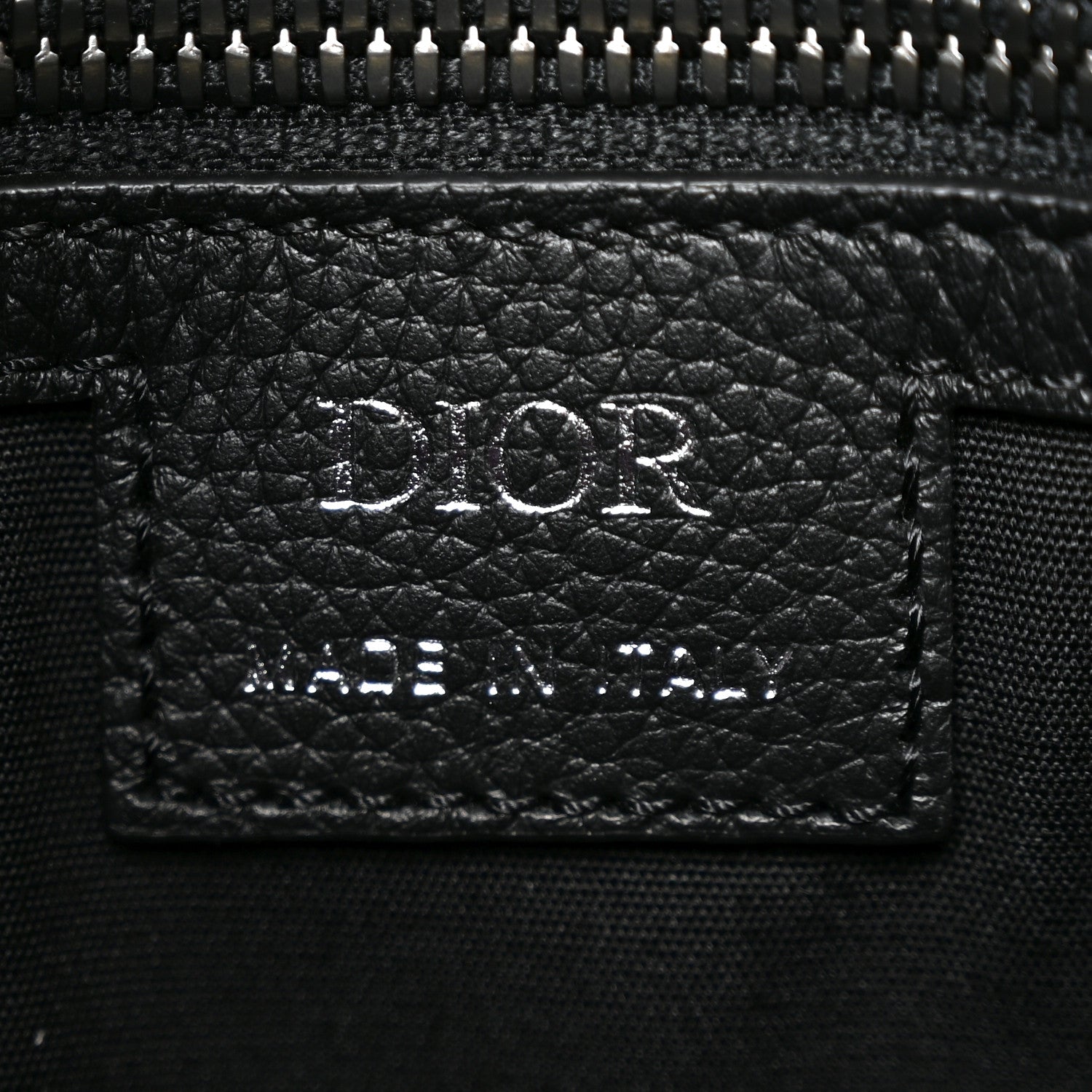 Christian Dior Oblique Saddle Tote Beige Black 5 of 8