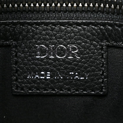 Christian Dior Oblique Saddle Tote Beige Black 5 of 8