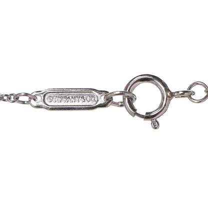 Tiffany Platinum Diamond Small Vintage Lock Pendant Necklace 7 of 7