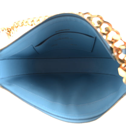 Burberry Lambskin Small Olympia Chain Shoulder Bag Pale Blue 5 of 9