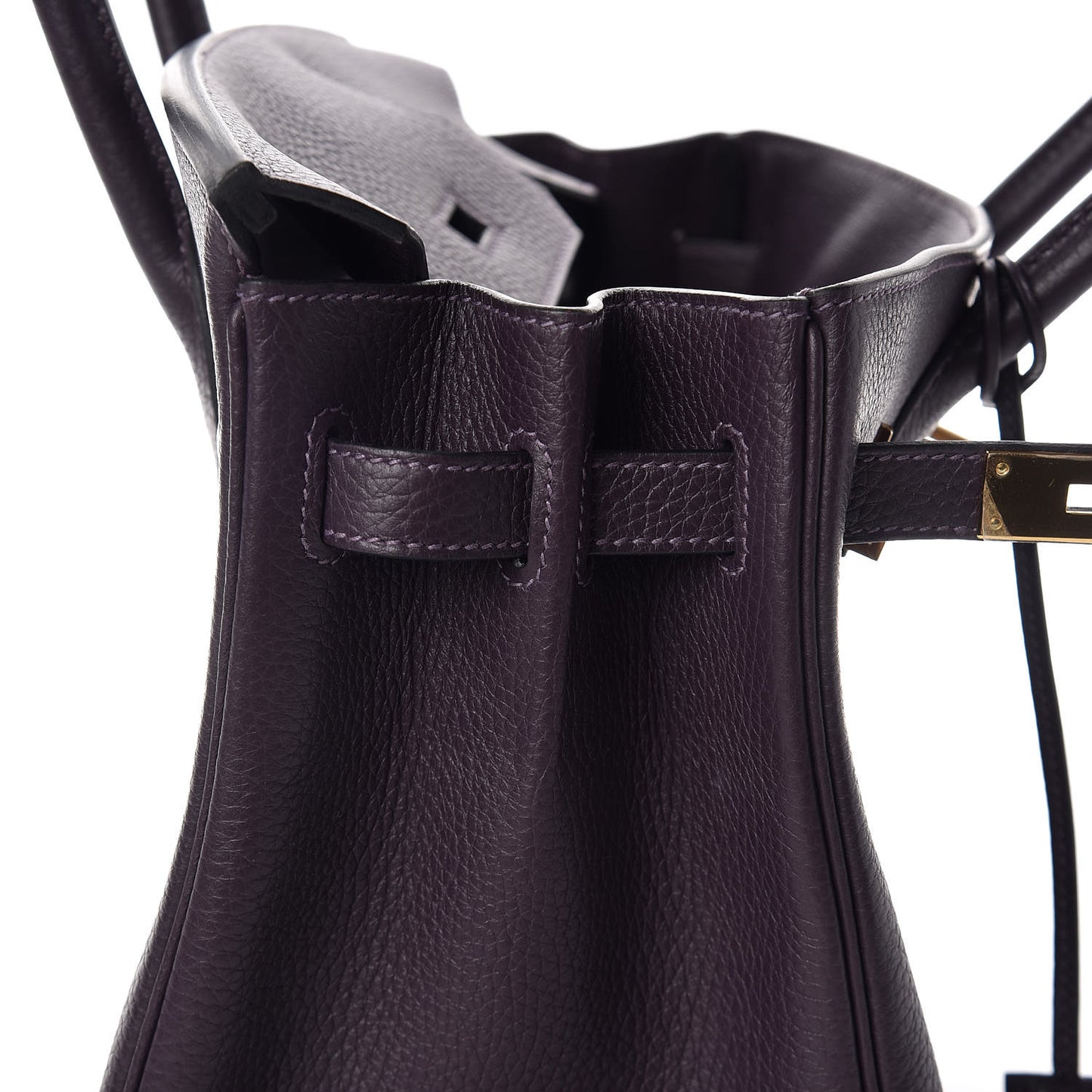 Taurillon Clemence Birkin 30 Raisin