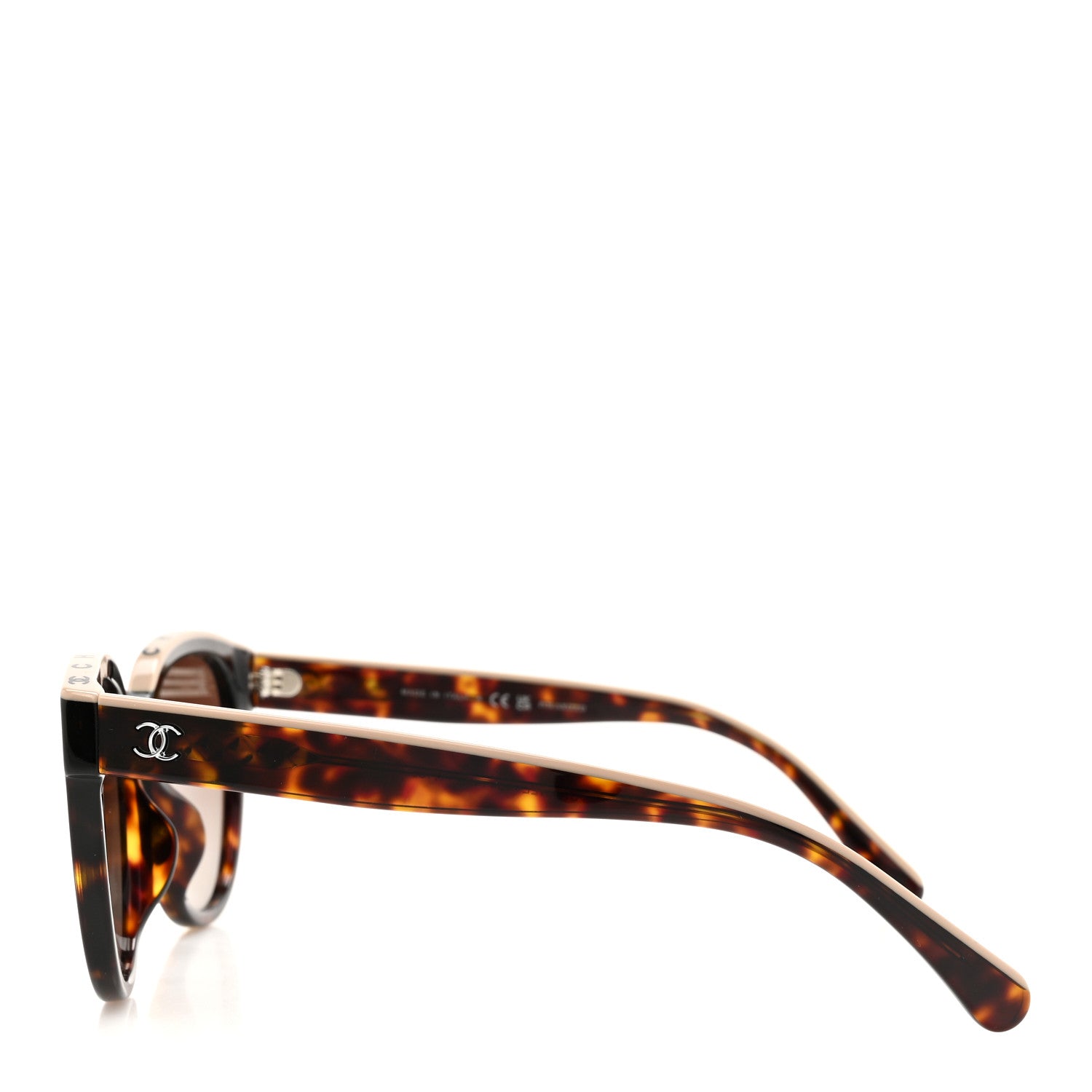 Chanel Acetate CC Butterfly Sunglasses 5414-A Tortoise 3 of 7
