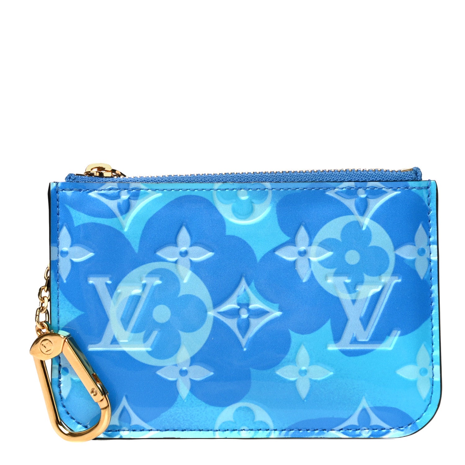Louis Vuitton Vernis Valentine Key Pouch Light Blue 1 of 9