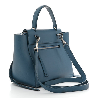 Celine Grained Calfskin Micro Belt Bag Washed Blue 3 of 11