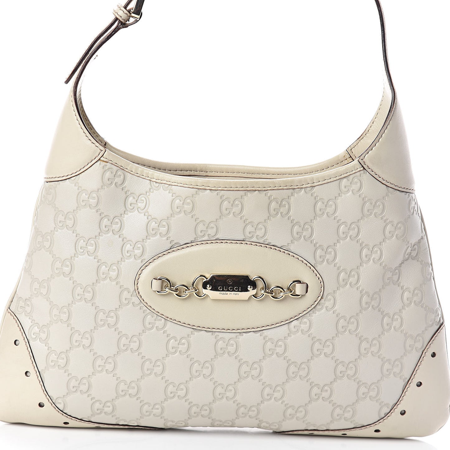 Guccissima Punch Hobo Off White