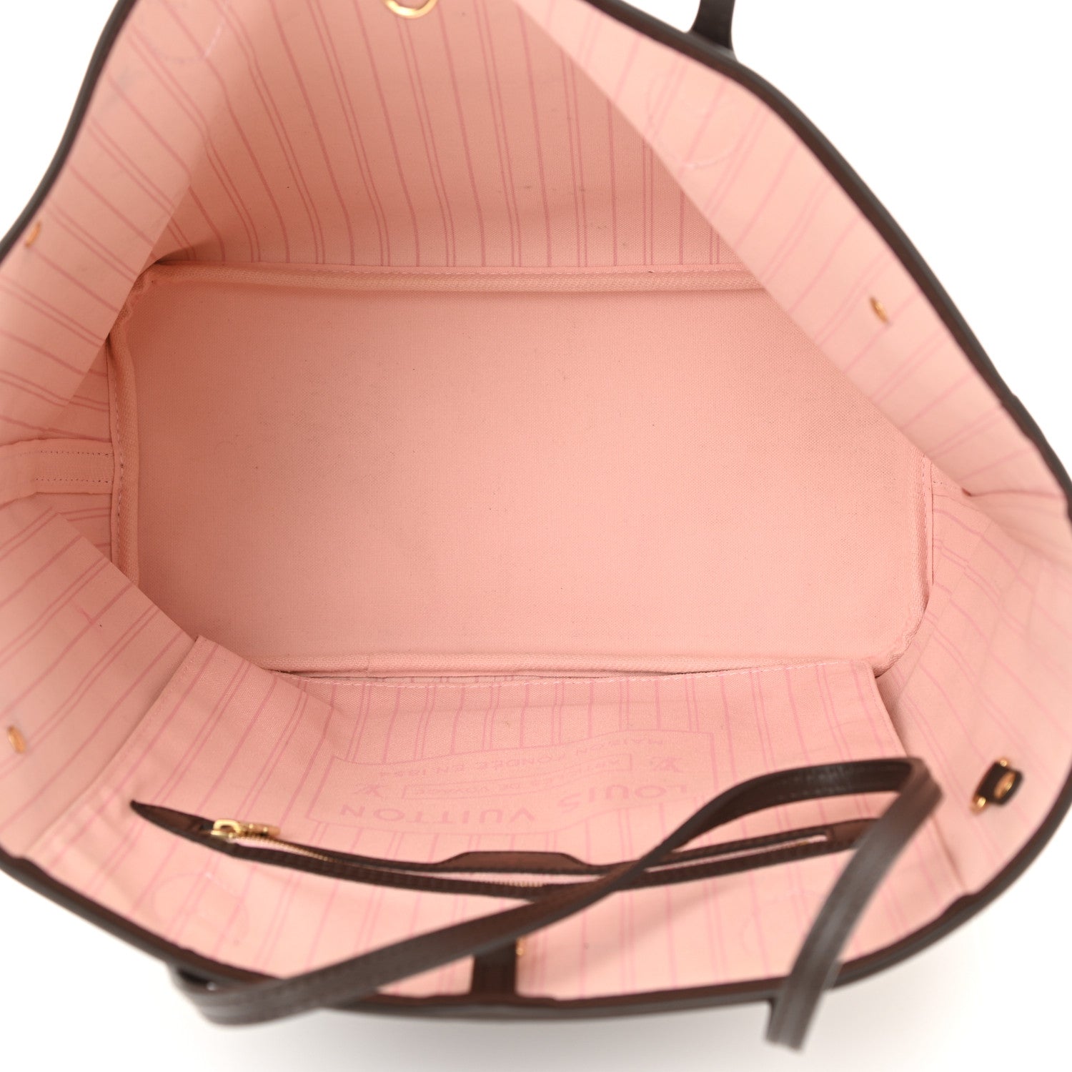 Louis Vuitton Damier Ebene Neo Neverfull MM Rose Ballerine 6 of 10