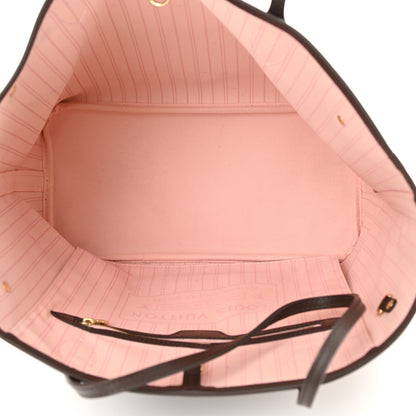 Louis Vuitton Damier Ebene Neo Neverfull MM Rose Ballerine 6 of 10