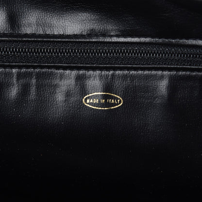 Chanel Lambskin Chevron Quilted Shoulder Bag Black 7 of 15