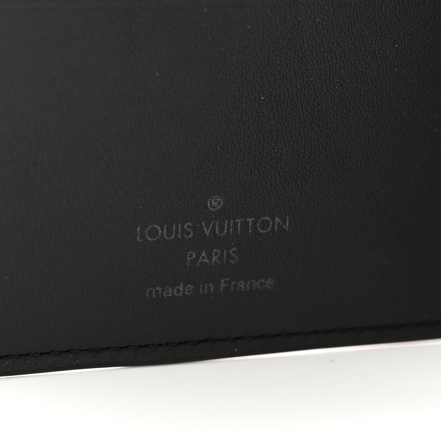 Louis Vuitton Calfskin Monogram Shadow Multiple Wallet Black 6 of 6