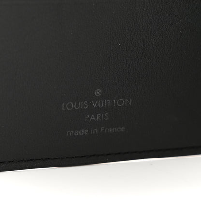 Louis Vuitton Calfskin Monogram Shadow Multiple Wallet Black 6 of 6