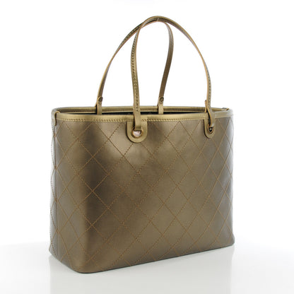 Chanel Grained Calfskin Large Shopping Fever Tote Gold 4 of 8