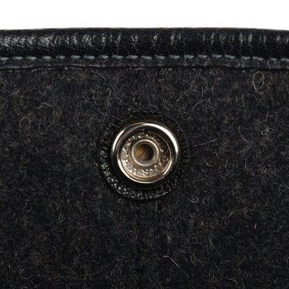 Hermes Ribbed Wool Negonda Garden Party MM 36 Graphite 17 of 23