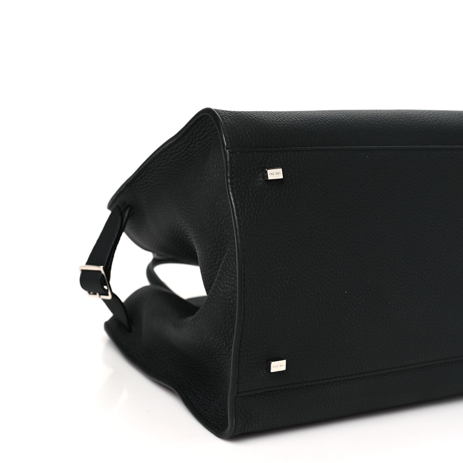 The Row Matte Grained Calfskin Soft Margaux 15 Black 8 of 9