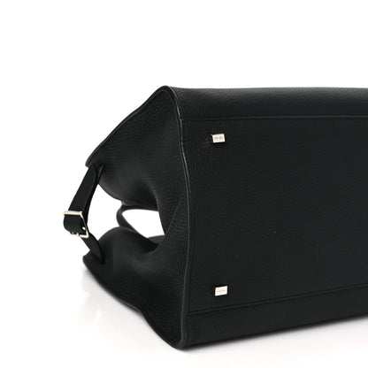 The Row Matte Grained Calfskin Soft Margaux 15 Black 8 of 9