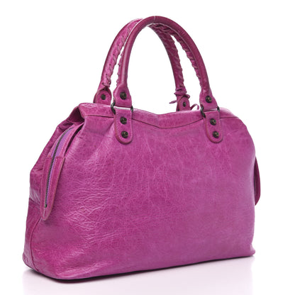 Balenciaga Agneau Classic Hardware Step Magenta 3 of 16