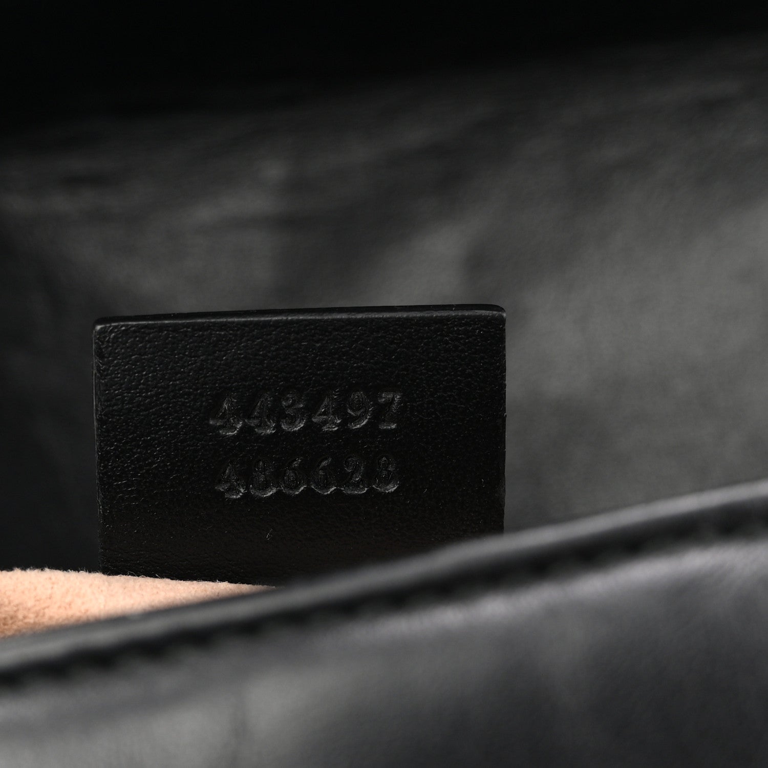 Gucci Calfskin Matelasse Small GG Marmont Shoulder Bag Black 7 of 14