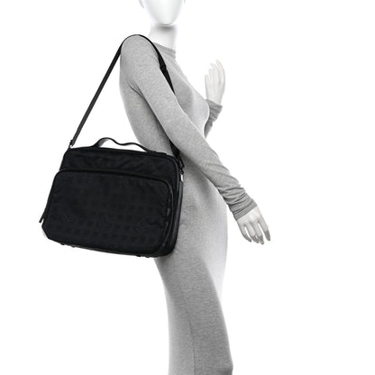 Chanel Nylon Travel Laptop Briefcase Black 2 of 17