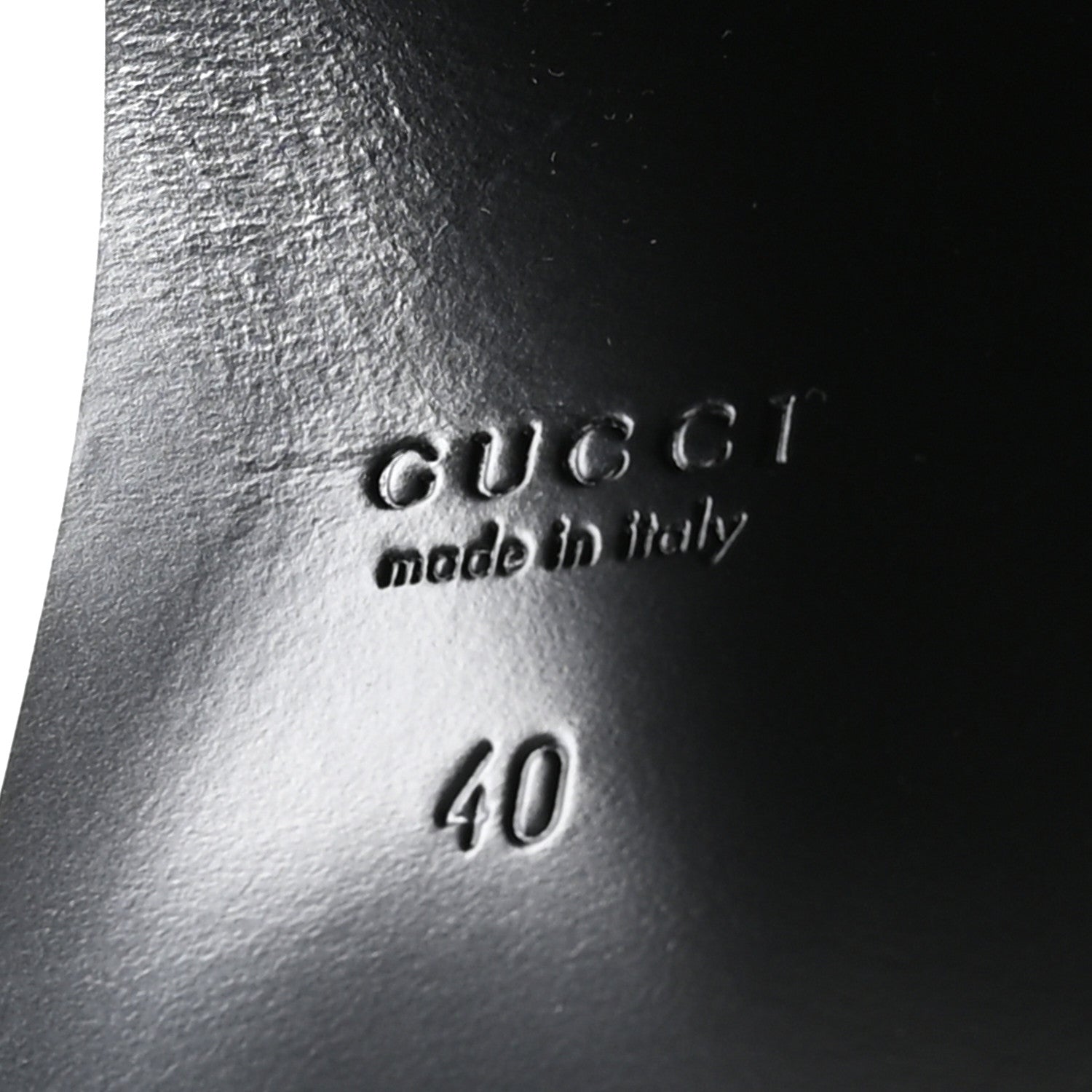 Gucci Marot Lux Charlotte Knee High 40 Black 7 of 9