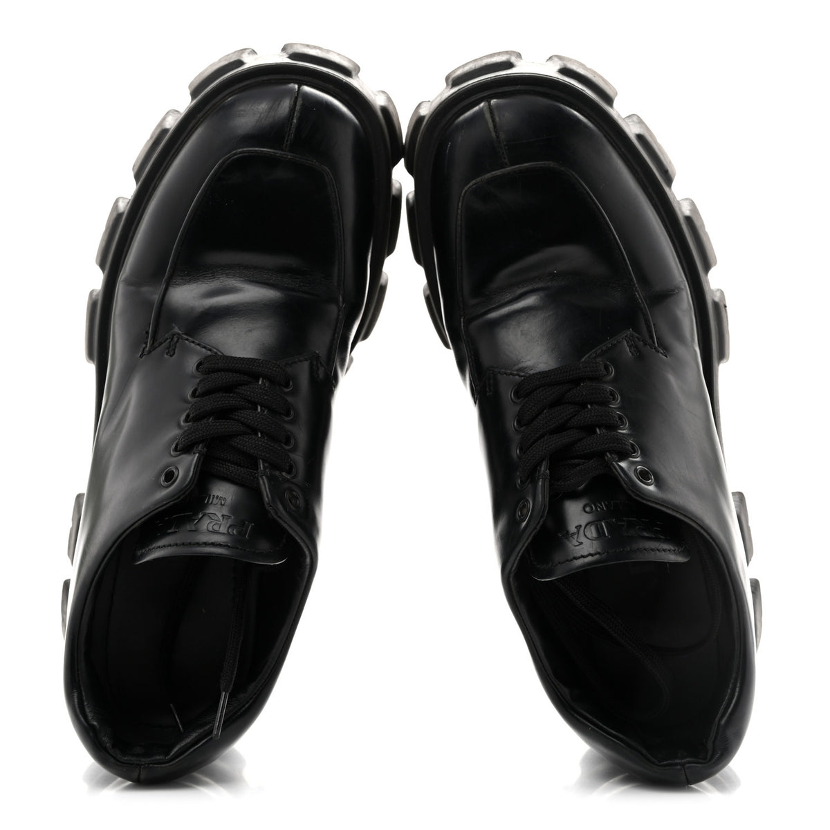 Spazzolato Rois Monolith 55mm Derby Loafers 38 Black