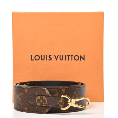 Louis Vuitton Monogram Bandouliere Shoulder Strap Black 3 of 4