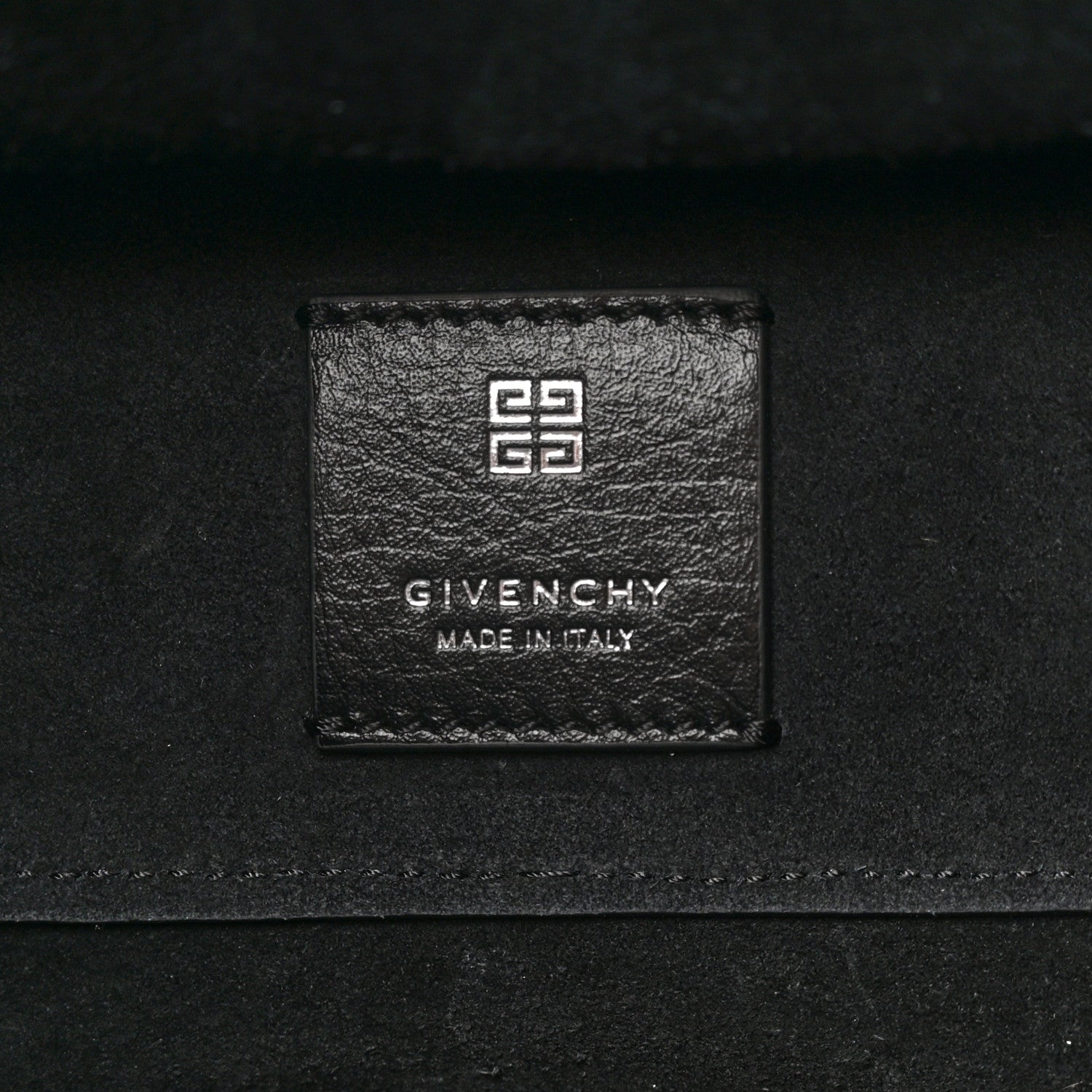 Givenchy Creased Patent Calfskin Pumpkin Bag Black 6 of 10