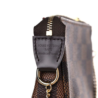 Louis Vuitton Damier Ebene Mini Pochette Accessories 6 of 10