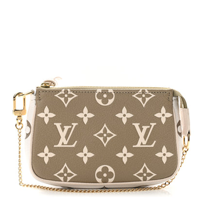 Louis Vuitton Empreinte Spring in the City Mini Pochette Accessories Kaki Beige Cream 1 of 7