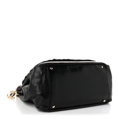 Chanel Lambskin Jersey Large Scales Flap Black 4 of 10