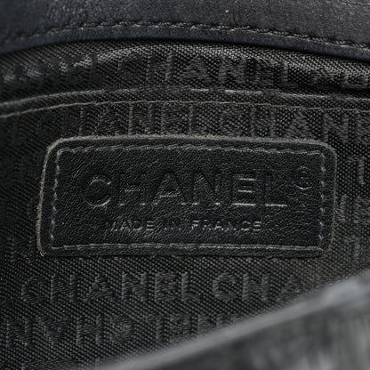 Chanel Snakeskin 3 Chain Flap Black 7 of 19