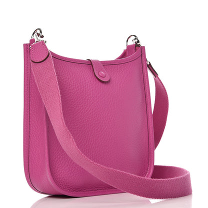 Hermes Taurillon Clemence Evelyne TPM Magnolia 3 of 9