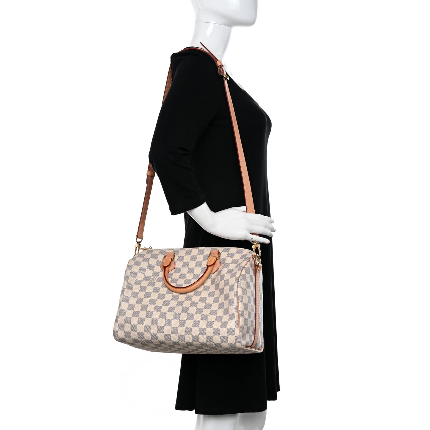 Damier Azur Speedy Bandouliere 30