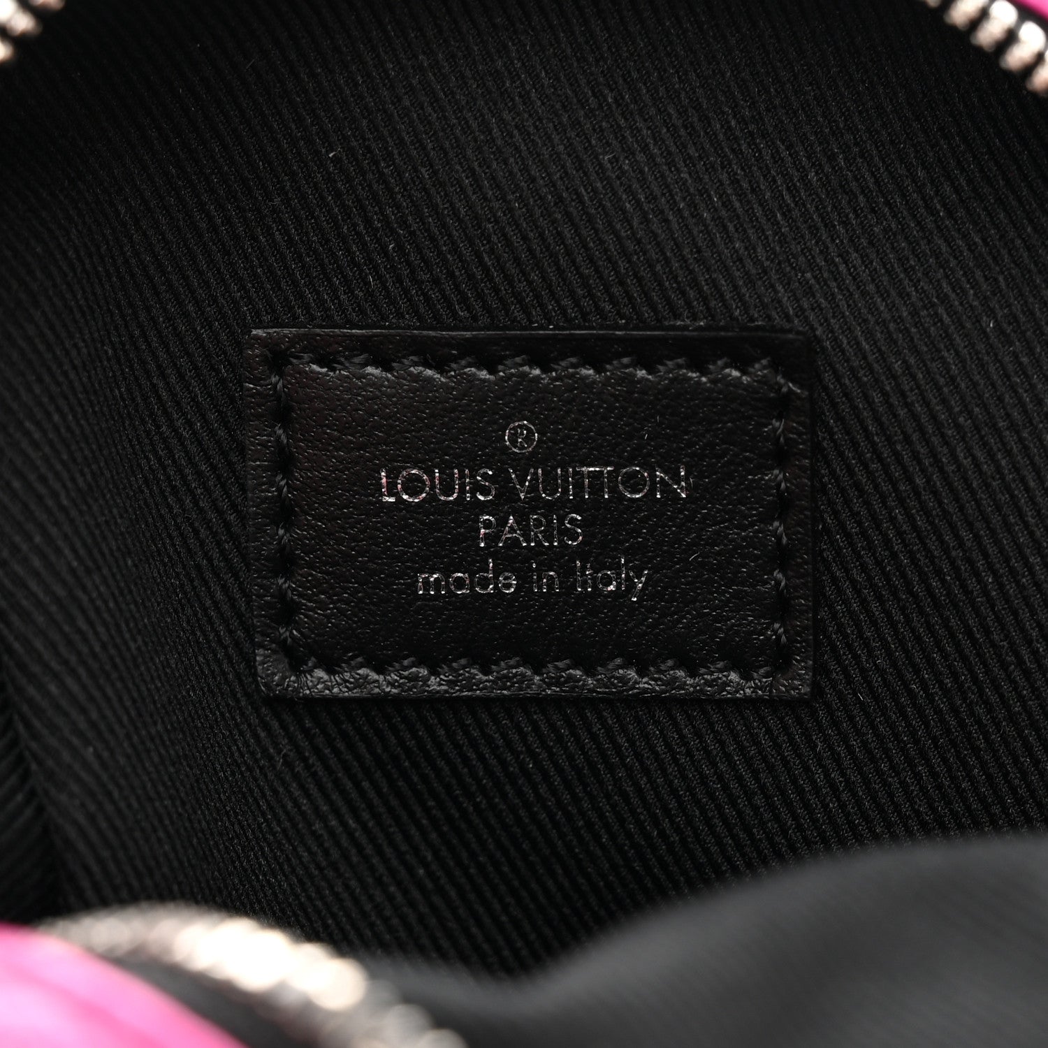Louis Vuitton Taigarama Box Pouch Bag Charm Key Ring Fuchsia 5 of 11