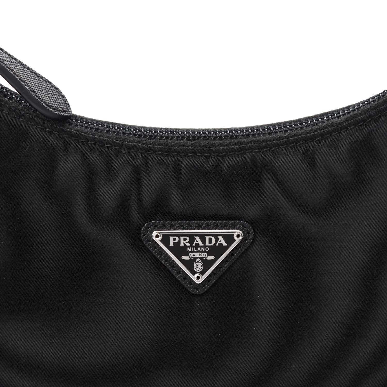 Prada Tessuto Nylon Mini Re-Edition 2000 Bag Black 9 of 12