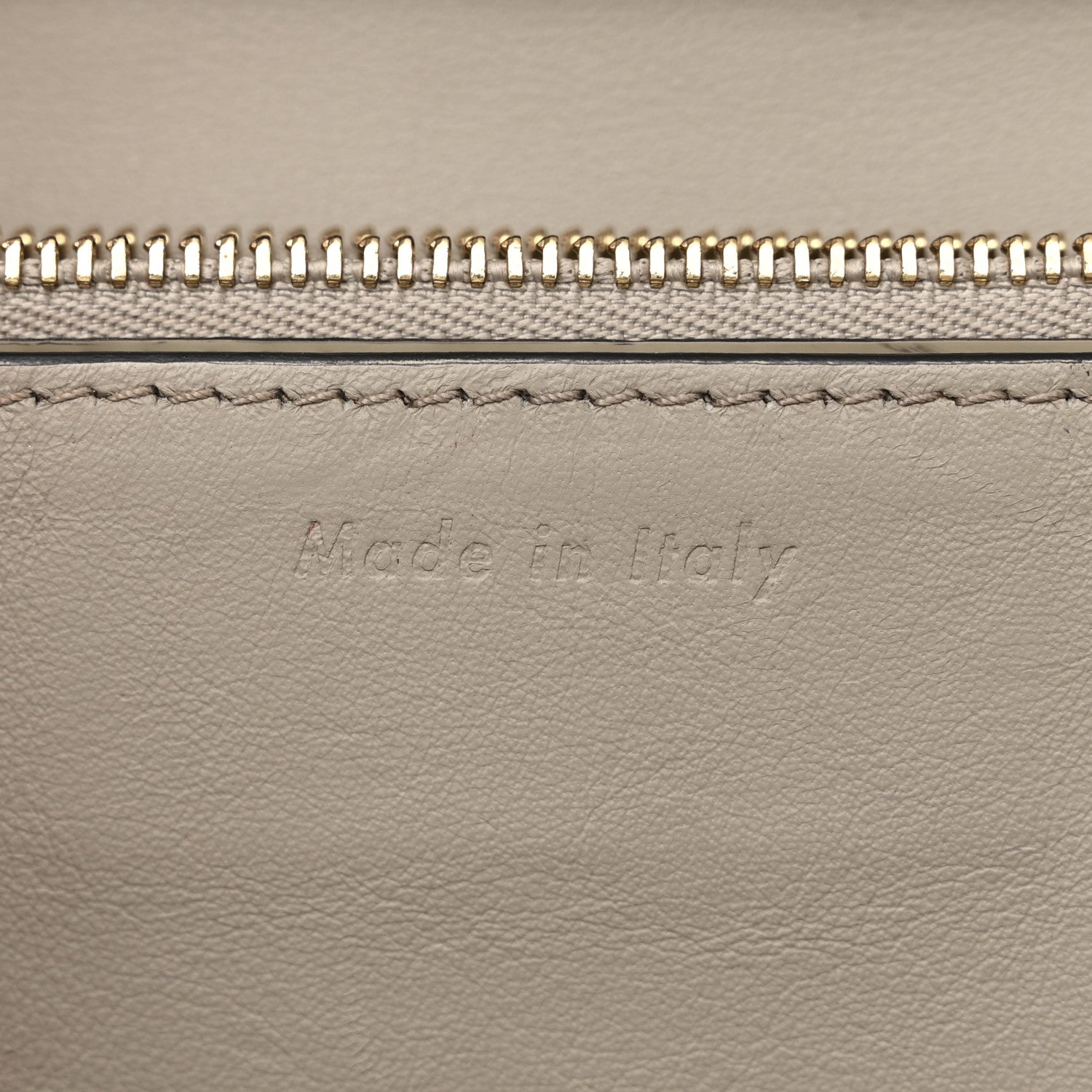 Celine Spazzolato Calfskin Medium Classic Box Flap Bag Taupe 7 of 11