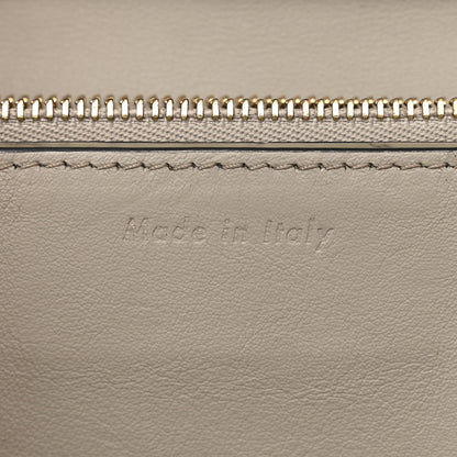 Celine Spazzolato Calfskin Medium Classic Box Flap Bag Taupe 7 of 11