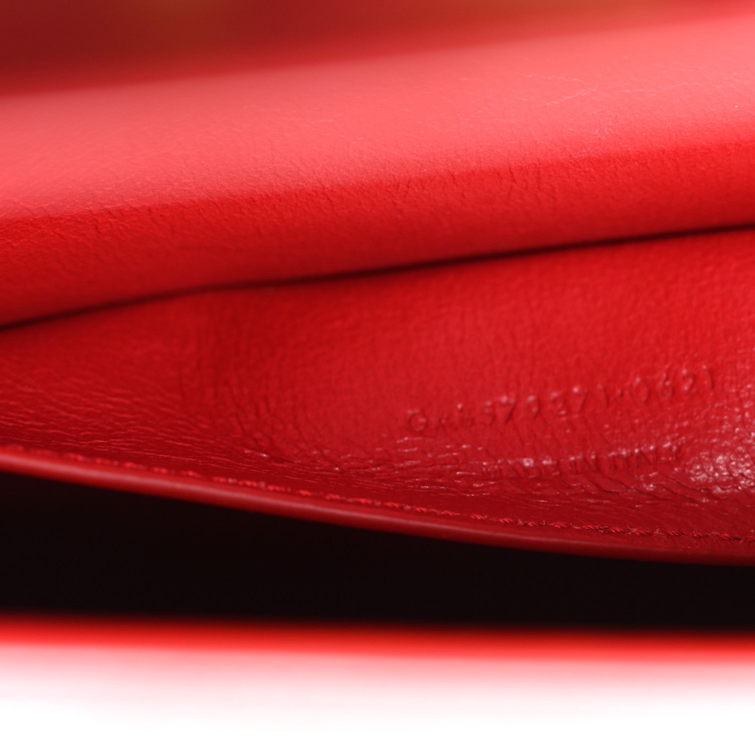 Saint Laurent Smooth Calfskin Manhattan Shoulder Bag Rouge Eros 7 of 10