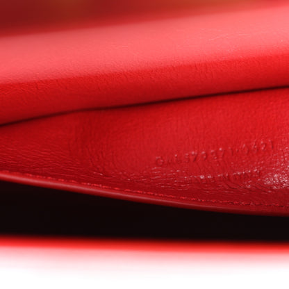 Saint Laurent Smooth Calfskin Manhattan Shoulder Bag Rouge Eros 7 of 10