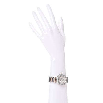 Omega Stainless Steel 18K Sedna Gold Diamond Pave Bezel Mother of Pearl 34mm Ladymatic Co-Axial Automatic Watch 425.25.34.20.55.001 2 of 7